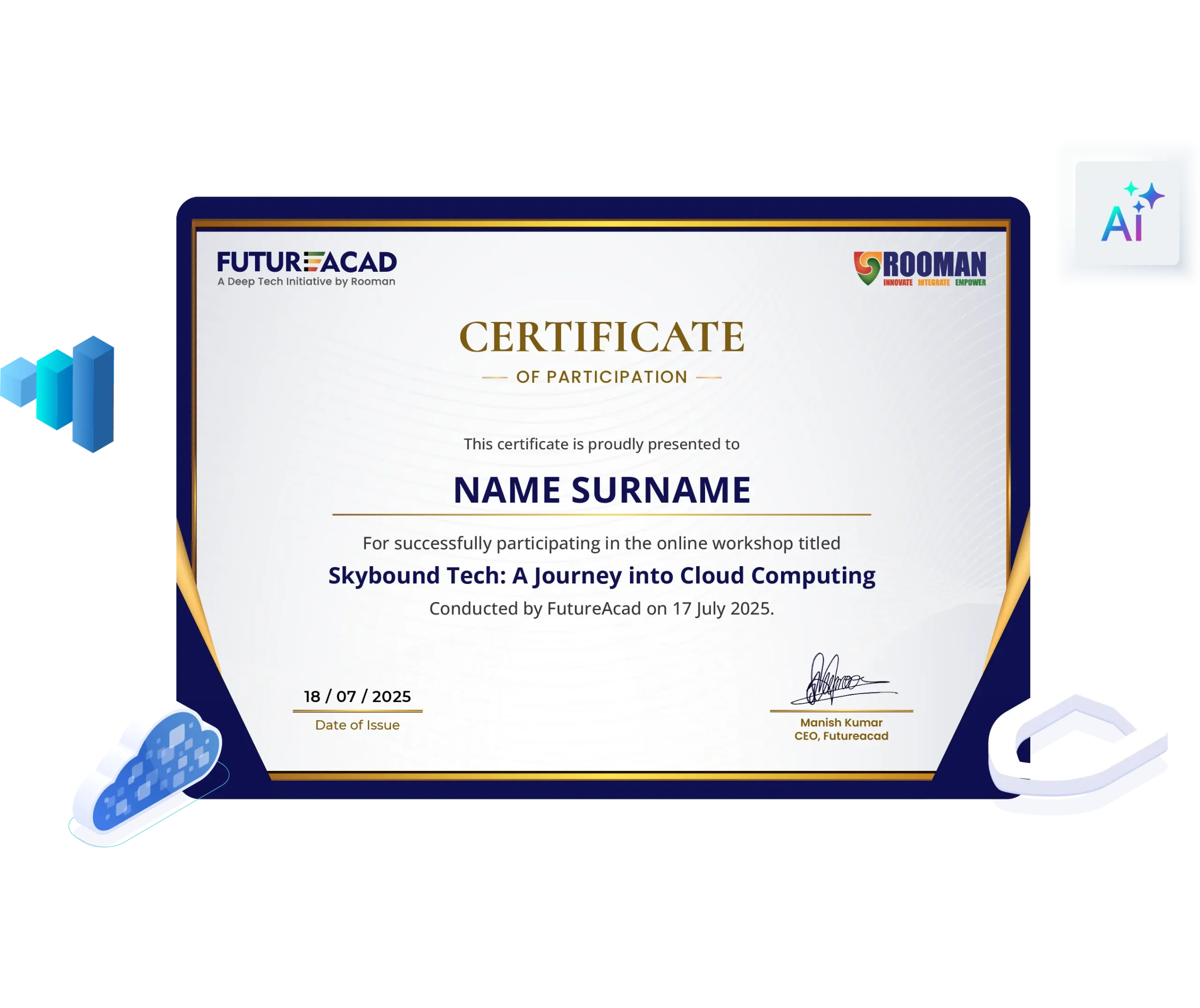 Cloud Webinar Certifcate